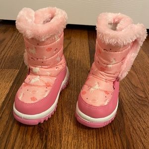 Unicorn snow boots